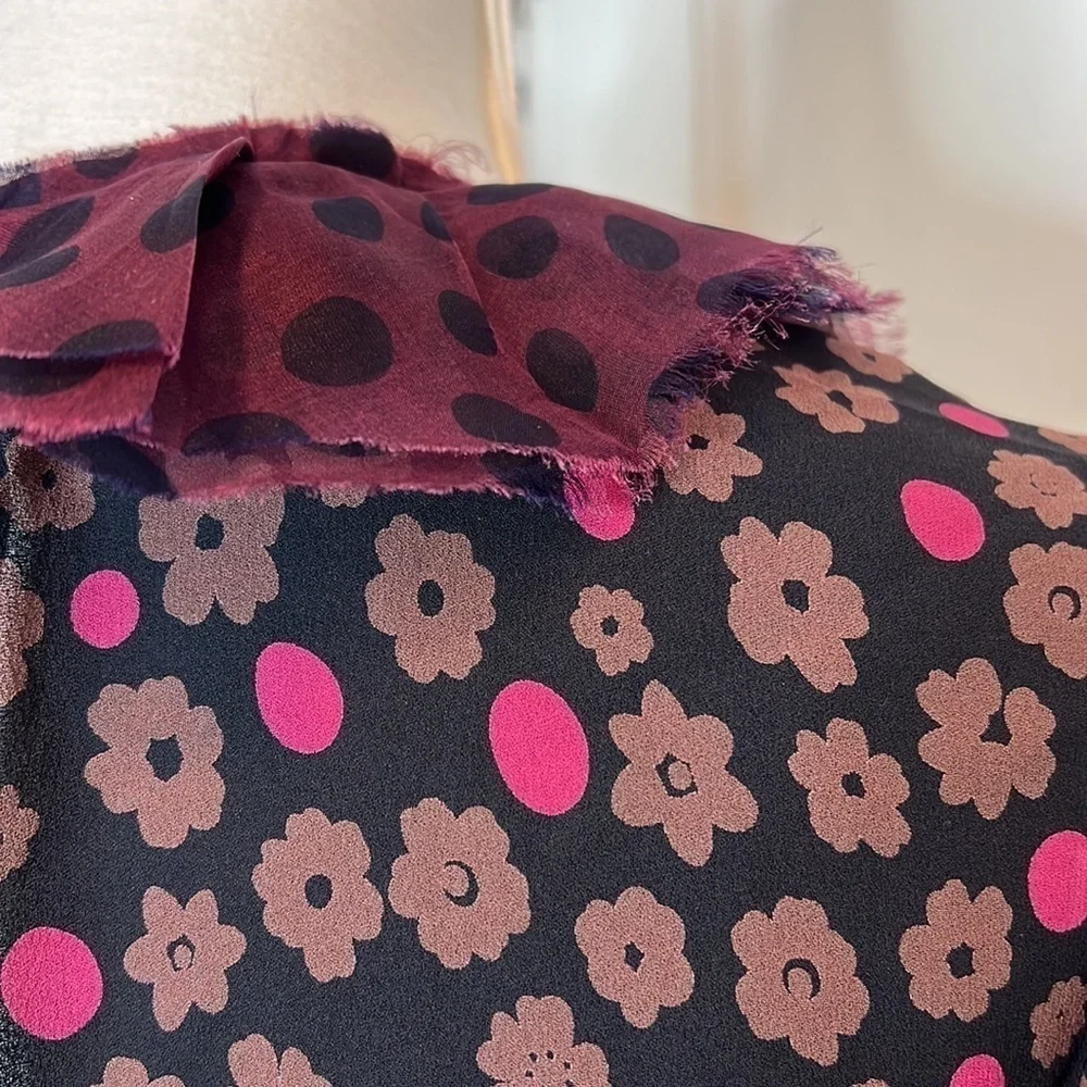 Nina Ricci Blouse with Frayed Collar RTM - Picture 9 of 10